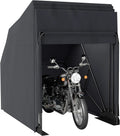 Outsunny Abrigo de Moto dobrável ao ar livre 345x135x191 cm, À prova d'água Oxford Cover UV-proof, Janela dupla, Garagem preta