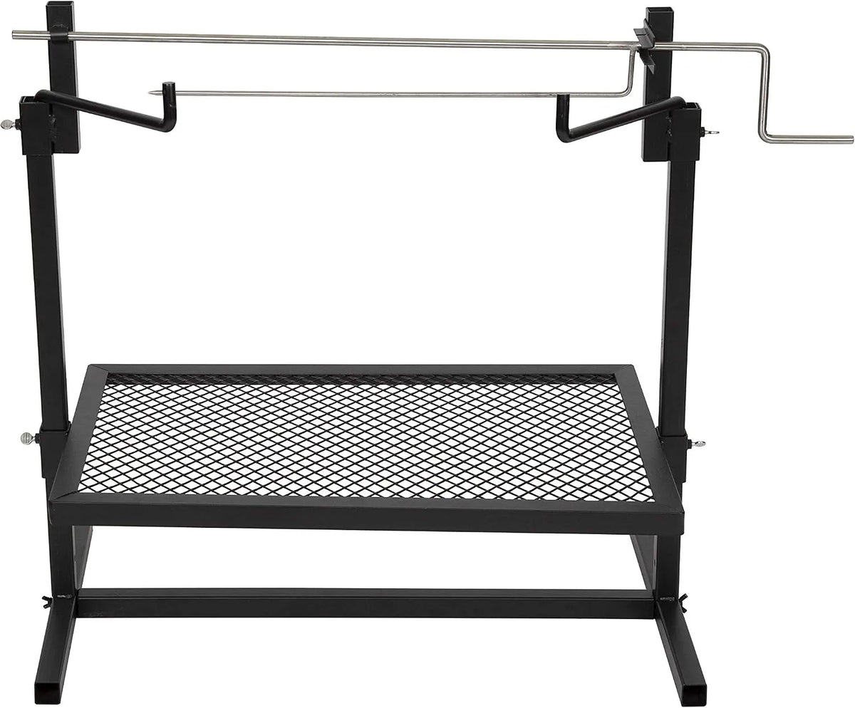 Churrasco retangular em aço preto StanSport 613-200