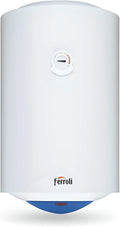 Aquecedor de água elétrico Vertical 80 L Ferroli Calypso, Tanque vitrificado, Anodo de magnésio, Isolamento de poliuretano