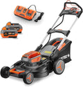 Fuxtec Mower elétrico Autotraído 40 V, 2x4Ah bateria, 51 cm corte