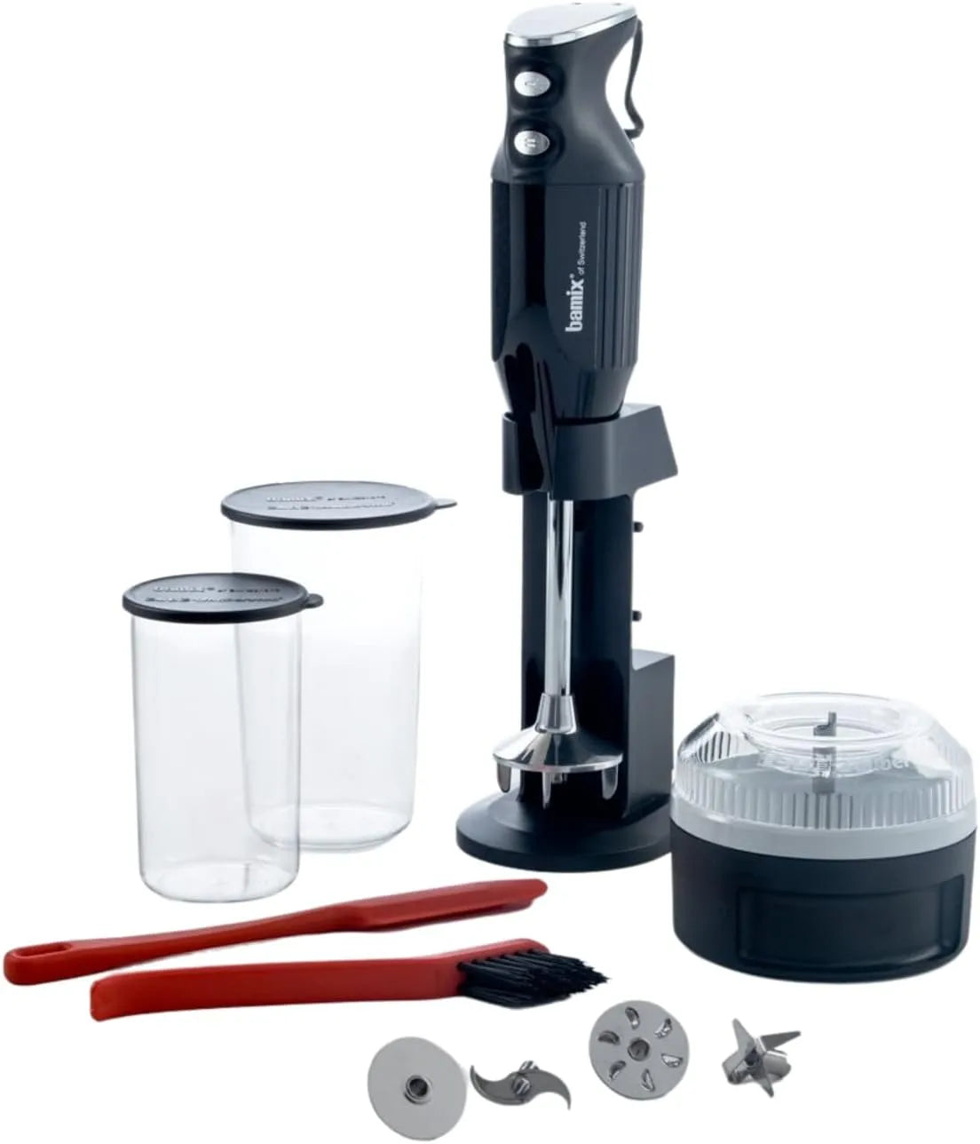 Misturador de mergulho M350 MAXX bamix com acessórios completos, 300 W, Suíça, preto/cromo