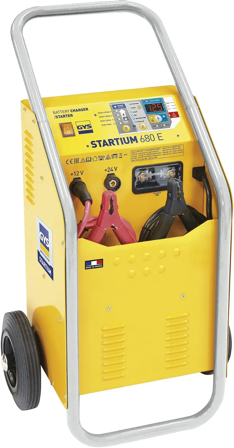 Carregador de arranque automático 12/24 V Amarelo de Startium 680E - GYS