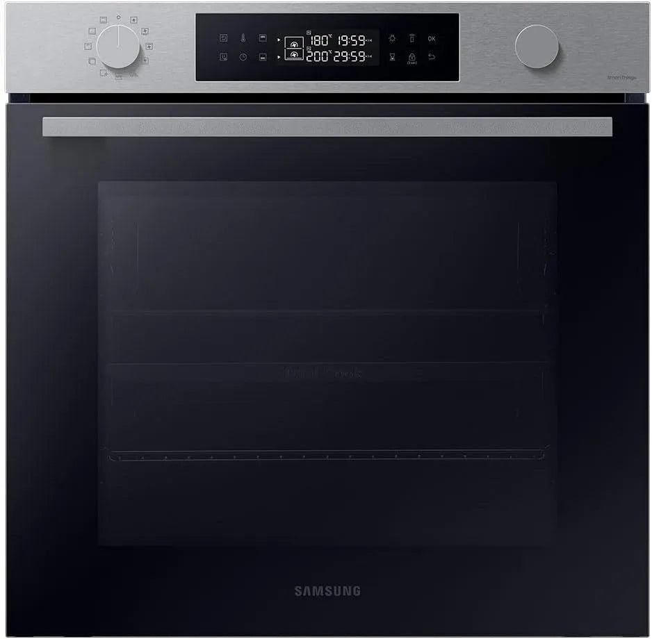 Forno de pirólise inoxidável de 1200 W 76 L Samsung Dual Cook (NV7B4450VAS/U3)