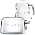 Smeg Grate-Pain e Kettle conjunto anos 50 - 2 faixas de aço inoxidável
