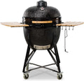 Kamado BONO Churrasco em cerâmica Kamado XXL Ø 64 cm com Acessórios - Preto