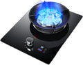 XLTFUC Placa de cozinha a gás 5.2 KW com timer 99 Min, suportes de fonte, ideal para campismo e caravana