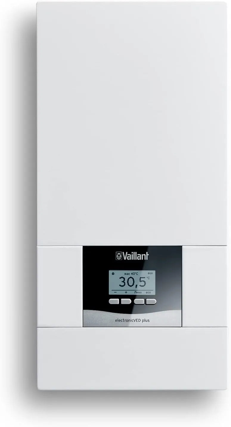 Vaillant Elétrica Elétrica Vailante Eléctrico VED Plus, 27 kW, Ecrã gráfica interativa, Ajuste contínuo, Alta resistência