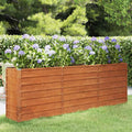 Générique Jardim de elevação em corten ferrugento 240x40x77 cm para ao ar livre