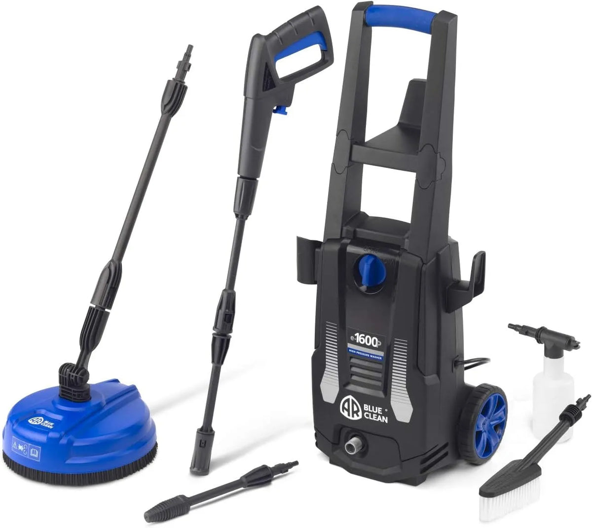 AR Blue Clean Alta pressão AR Cleaner azul limpo 1600 W com acessórios Patio