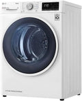 LG 8 kg Secador - Carga frontal, inversor DUAL, bomba de calor, SmartThinQ Wi-Fi, Eco Hybrid, resistente à alergia, Branco, Classe A+++
