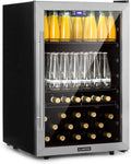 KLARSTEIN Compact 147 L frigorífico para quarto e escritório, Silencioso com prateleiras ajustável, Mini Bar para Bebidas, Vinho e Cervejas