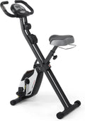 Ultrasport F-Bike Pro F-Bike F-Bike Fliable apartamento Bike, Silent, 150 kg, Comfort Stool, 16 níveis, App encastrado