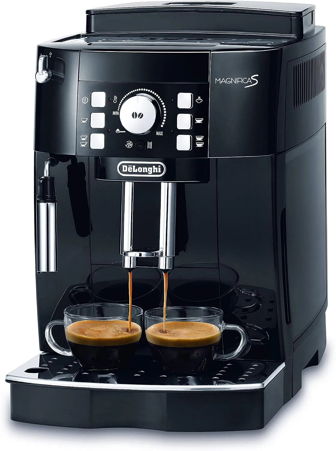 De'Longhi Máquina automática de café DeLonghi Magnifica S com autocarro Vapor, Preto