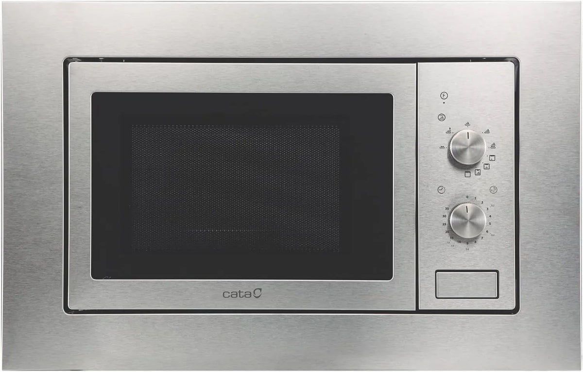 Microondas integradas de Inox CATA 20 L com grelhador 1000 W e Timer