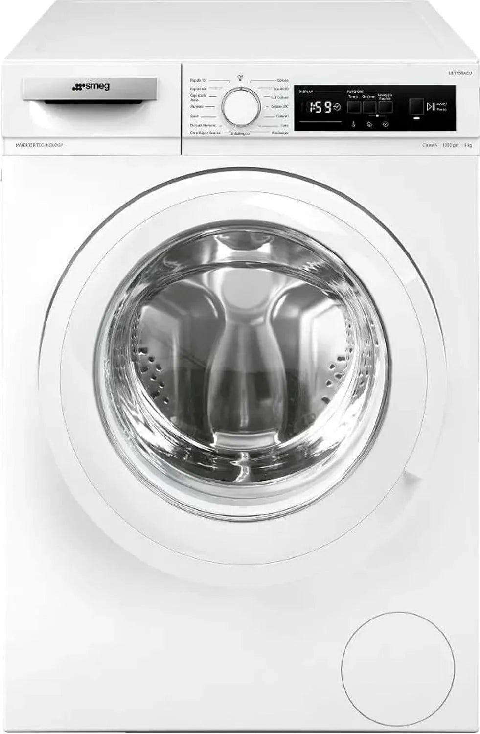 Máquina de lavar roupa Smeg LB1T80AEU Branco económico