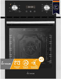 KKT KOLBE Forno dobrável 50 cm 50 L - 2800 W com função pizza, grelha e convecção, temporizador automático EB4505ED