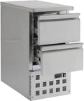 CombiSteel Painel lateral refrigerado positivo 2 gavetas 700 L - Combistel