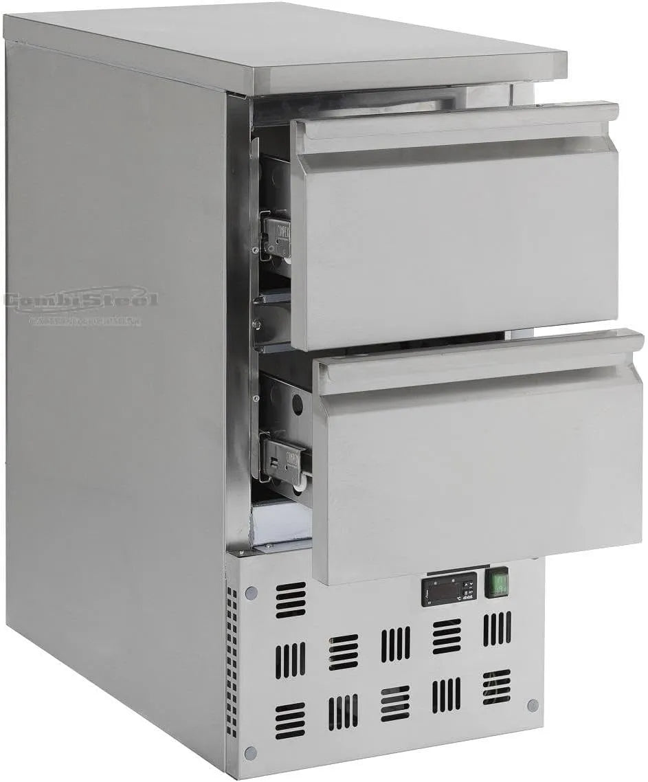 CombiSteel Painel lateral refrigerado positivo 2 gavetas 700 L - Combistel