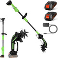 Basigelar Motorista elétrica sem fios 21 V, 10 cm de largura, 10 cm de profundidade, cabo de 1,3 m, com 2 baterias, para Jardim e Verger