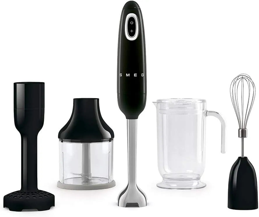 Smeg SLEG HBF02BLEU Misturador de mergulho preto - Potência e Elegância