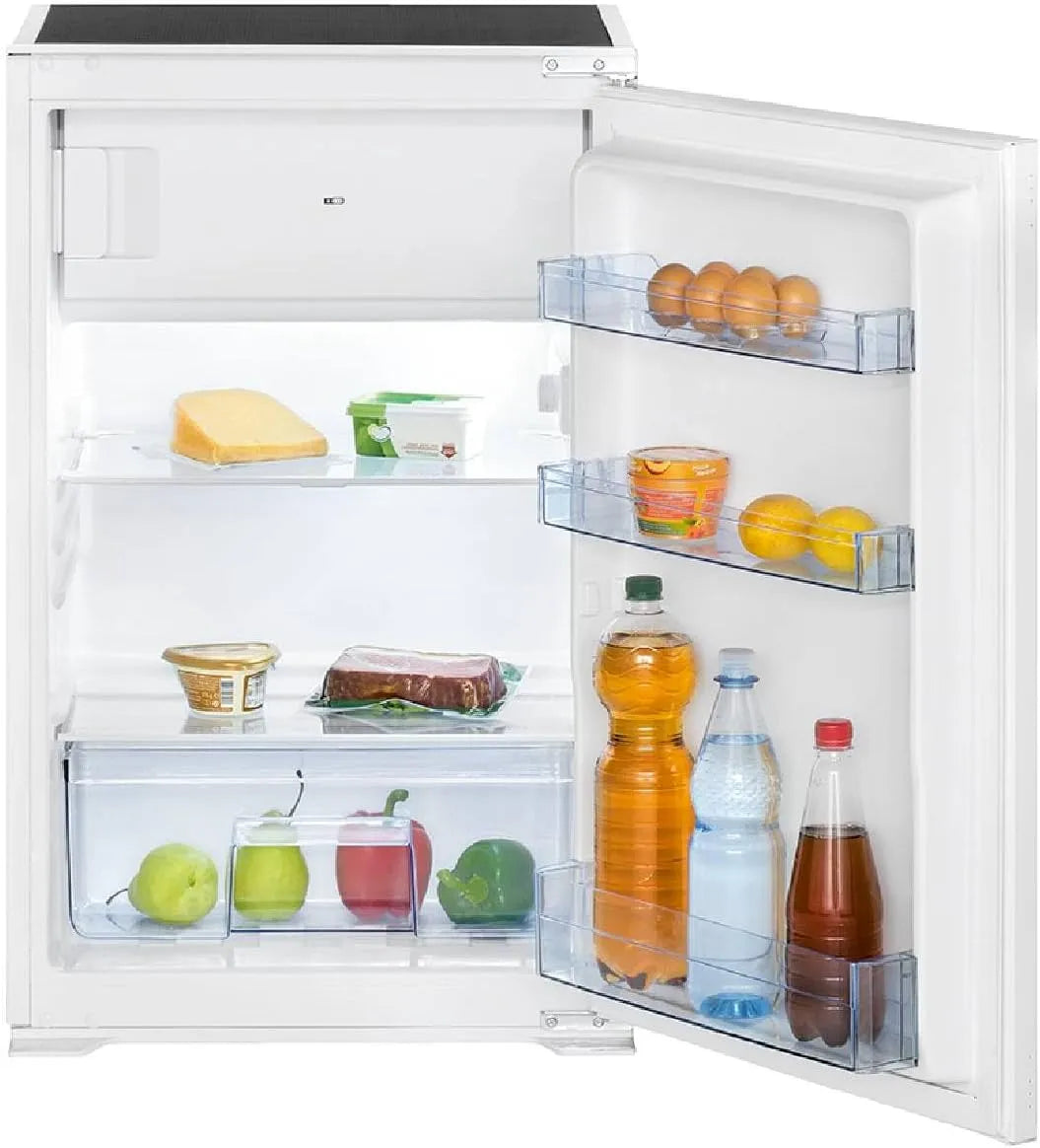 Bomann 118 L Frigorífico recessível com Congelador, Iluminação LED, Branco