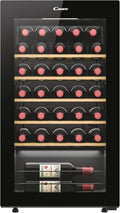 CANDY Wine Celar 34 Garrafas pretas - Classe de eficiência energética G