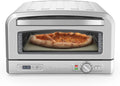 CUISINART Forno de pizza elétrica Kitchenart, cozinha rápida em 5 min, sabor autêntico, com acessórios: pá, faca, pedra cerâmica, ajuste até 400 °C