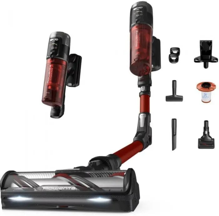 Rowenta X-Force Flex 13.60 aspirador vertical sem fios, poderoso e sem saco, 350 W