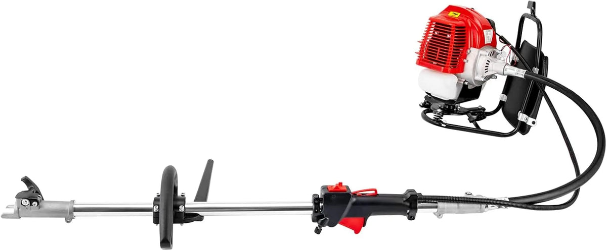 DSYOGX Multifunção 52cc Ferramenta escova térmica com tamanho de seda, Harness de conforto e óculos de segurança para jardinagem