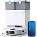 Robô aspirador de pó ECOVACS T30C Pro com Estação, 12800Pa, Escova Anti-Tângulo, Limpeza precisa, Aspiração automática, Secagem a 45 °C, Autonomia de 200min