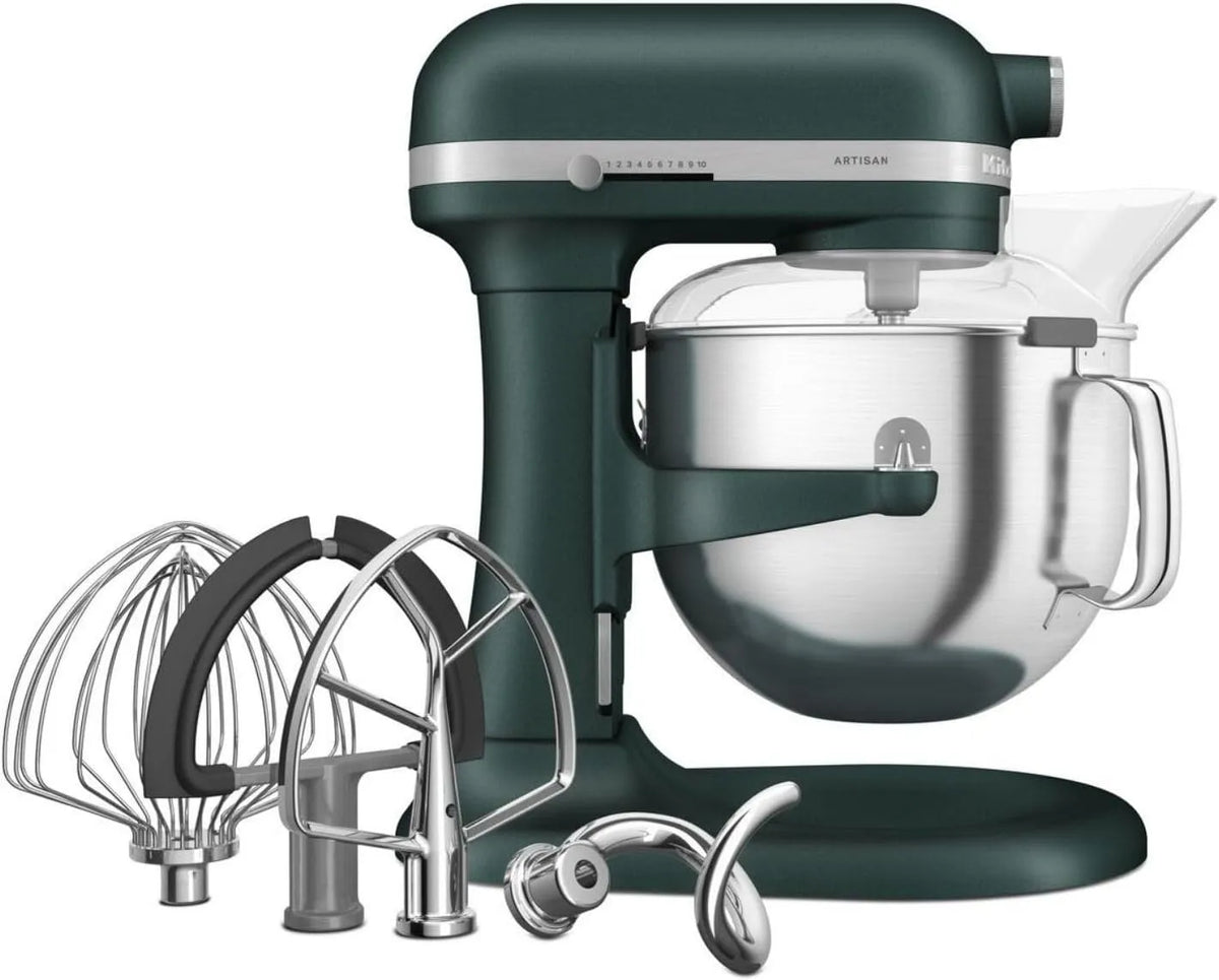 Robot pâtissier Kitchenaid Artisan robô de cozinha Kitchenaid Artisan KitchenAid Kitchen Robot Craft com Bol Relevable, 6.6 L, 5 acessórios, cor Palmier Textured
