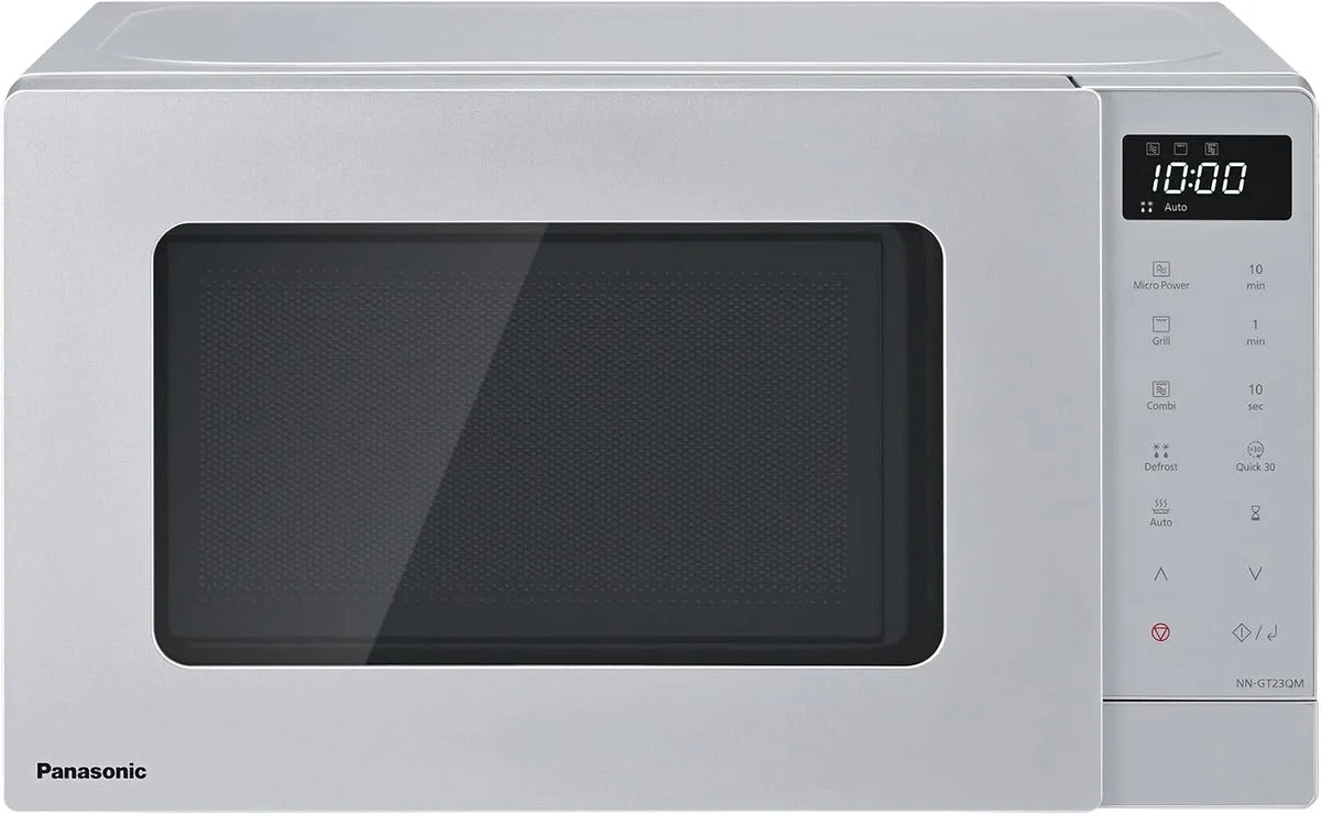 Panasonic micro-ondas NN-GT23QMBPQ 800 W - Prata, LED, Auto descongelamento