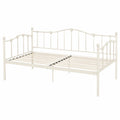 Cama de Día Individual de Metal Blanco 200x90 cm