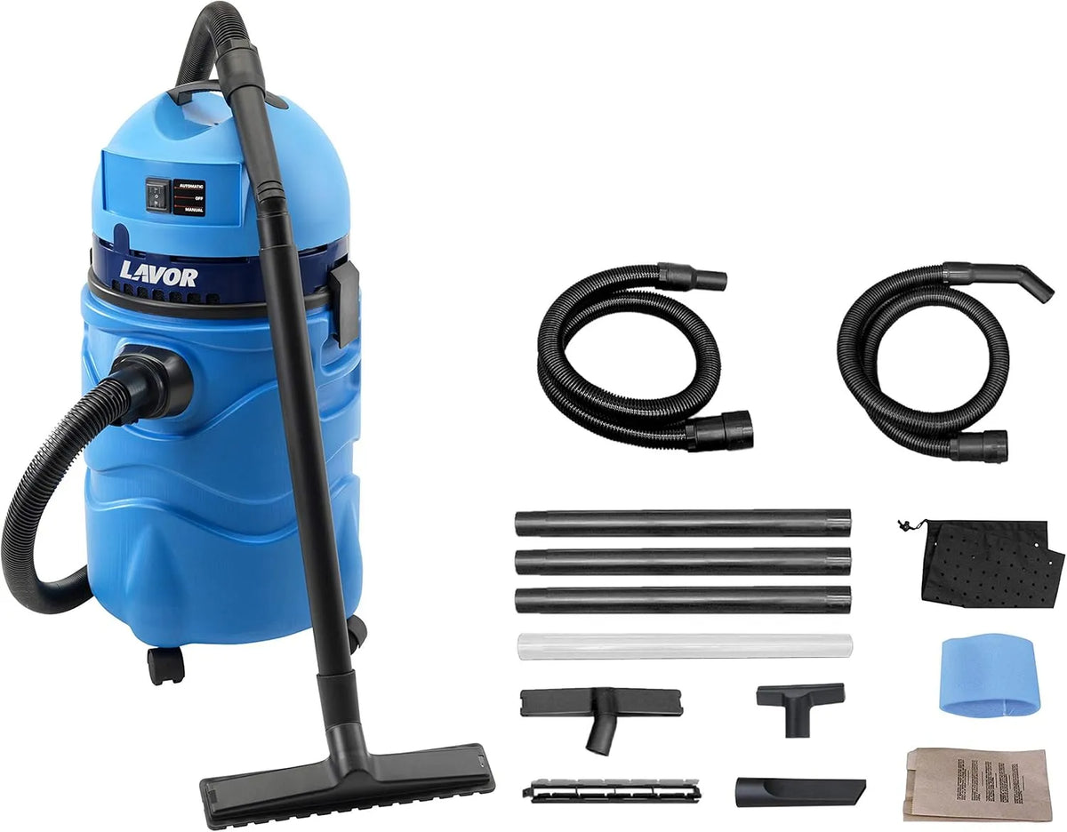 Aspirador Piscina Lavor Natação - Limpeza universal, 1600 W, 27 kPa, 20 L tanque