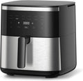 EXTRASTAR Fryper de ar 7 L XXL, Ecrã Tátil, 1800 W, Modo de balanço, Timer, Livro de receitas incluído, Temperatura até 200 °C