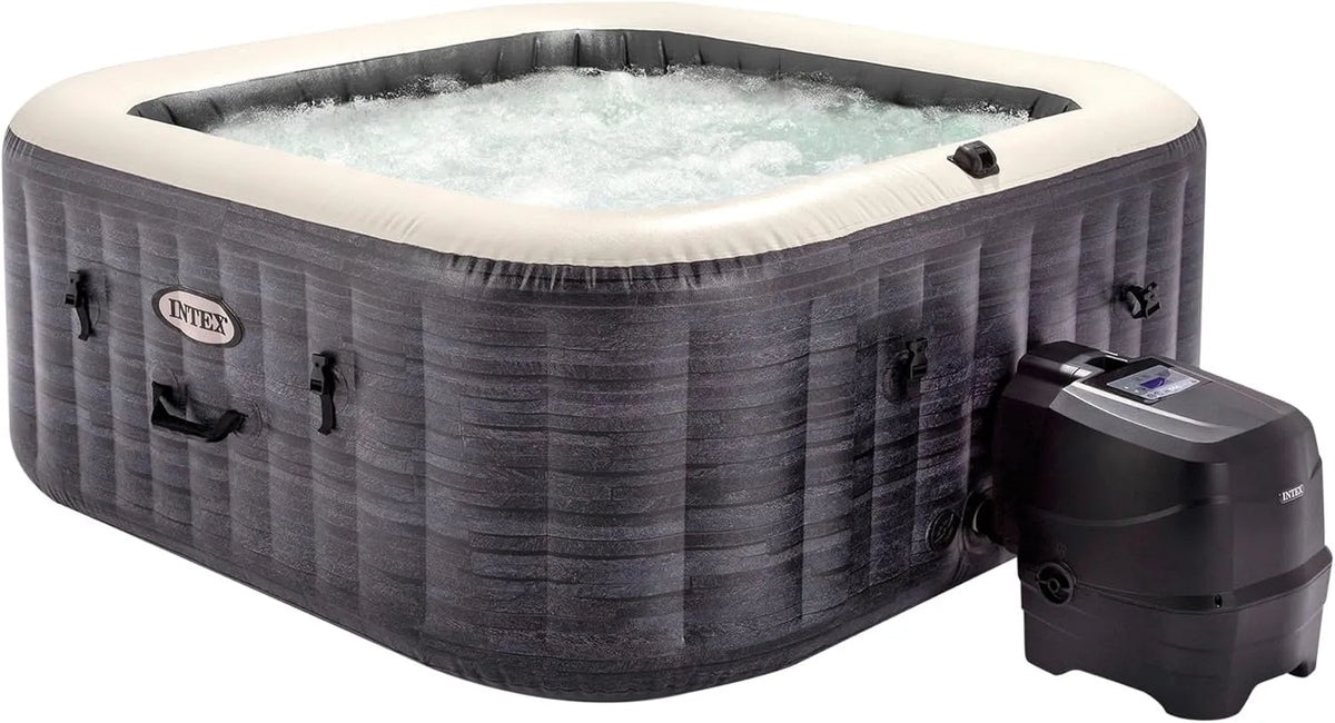 Spa Inflacionável Deluxe Square 4 Intex Places com Aquecimento e Acessórios