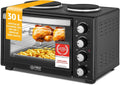 TZS First Austria Mini-Quatro Multifunções 30 L 3200 W - Cozinhar pizza, 6 Modos - Temperatura até 230 °C