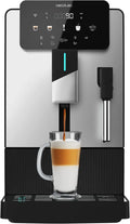 Cecotec Compact Superautomatic Cafeteira com vapor Latte Art, 19 bars, termobloco, moinho cônico, tanque 1.1 L, limpeza automática