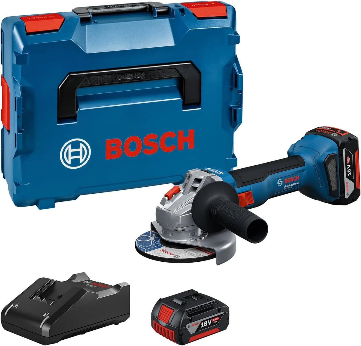 Bosch Professional Membrana Angular Sem Fios Bosch Pro 18 V com 2 baterias