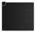 Placa de indução KLARSTEIN Velaire 60 cm - 4 zonas, 7000 W, Touch Control, função de aumento, Temporizador encastrado, Segurança Infantil, Superfície Vitrocerâmica, Elegante preto Design