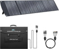 Ecosonique Technology Painel Solar Ecosônico portátil 400 W com suportes, 40 V MC4, usinas elétricas compatíveis