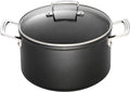 LE CREUSET Cocote Creuset em alumínio forjado com capa de vidro, 24 cm, cores Antracite e Prata