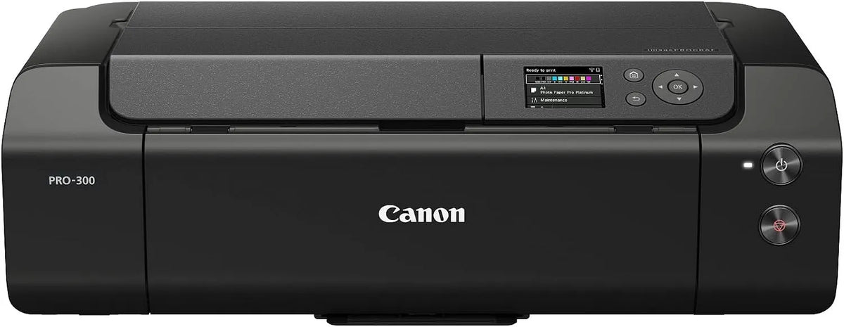 Canon ImagePROGRAF PRO-300 A3+ Impressora fotográfica com 10 cartuchos independentes, WiFi, Ethernet, Mat compatível, brilhante e papel de arte de cetim