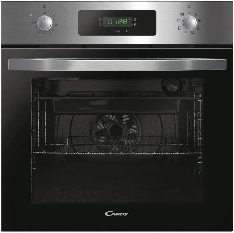 Candy 70 L aço inoxidável Forno elétrico calor girable - limpeza Aquactiva, conectividade HOn, classe A+, 8 modos