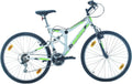 Multibrand Distribution Bicicleta de montanha All-Suspendu 26'' 18 Velocidades, travões V-Brake, Unisex, Tamanho 155-180 cm