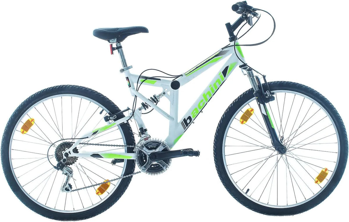 Multibrand Distribution Bicicleta de montanha All-Suspendu 26'' 18 Velocidades, travões V-Brake, Unisex, Tamanho 155-180 cm