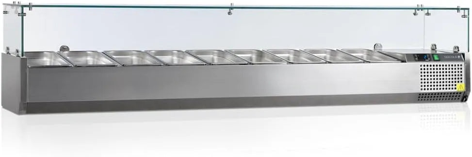 Tefcold Vitrine refrigerada profissional GN1/4 200 L