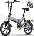 HITWAY Bicicleta elétrica Fliable 16 polegadas, bateria 36 V 7.8Ah, motor 250 W, velocidade Max 25km/h, autonomia 35-70km, para adultos urbanos