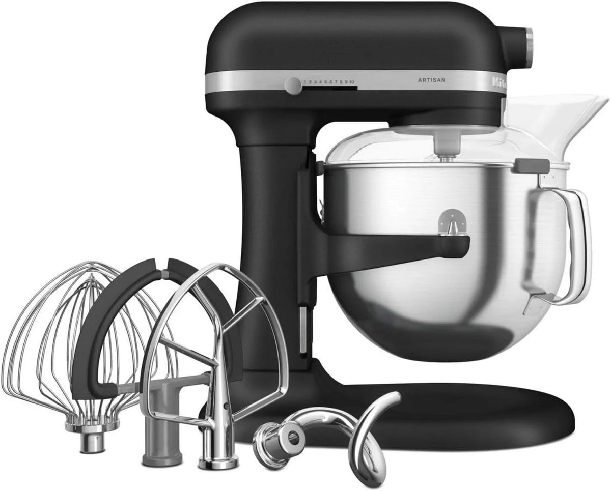 KitchenAid Pastry Robot Craft com Bol Relevable, 6.6 L, Acessórios incluídos, cor trufa preta