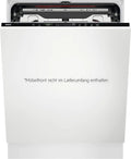 AEG 60 cm máquina de lavar loiça integradora, série 7000, proteção de vidro, classe C, gaveta de talheres, temporizador personalizável, ultra silencioso 40 dB